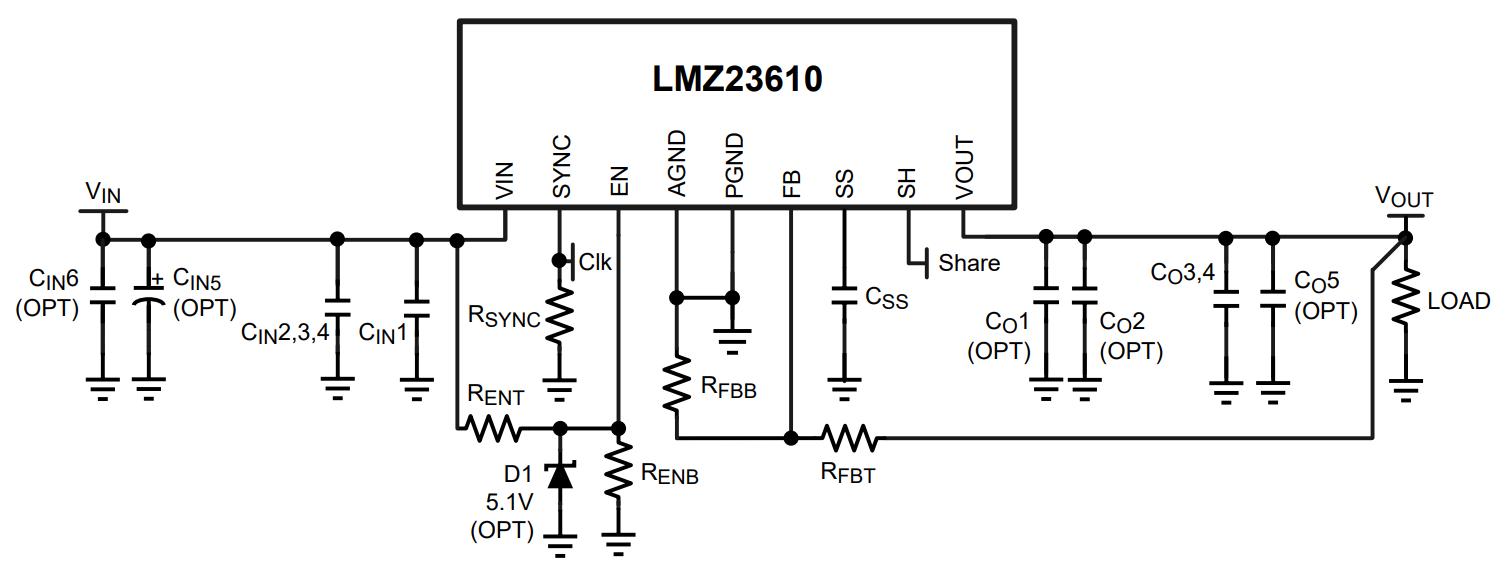 LMZ23610TZE/NOPB